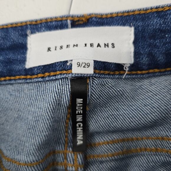 Risen Blue Flare Jeans - Picture 10 of 12